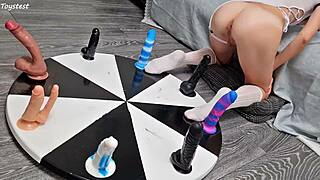 Petite Stepsister Wins Orgasm with Big Black Cock and Dildos