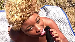 pornstar porsha carrera pulls out her big strapon and dicks down nina rivera outside!