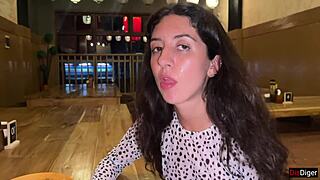 so i blasted cum on her face at a public sushi bar... she ate rolls with it dripping!