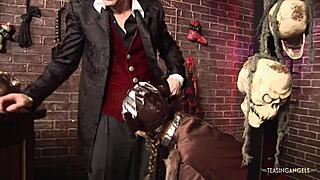 Riding And Sucking Cock Pleases Brunette Chick