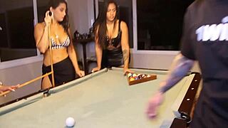 Professor turned student discovers the tastiest breasts with three naughty girls.