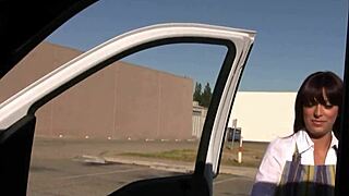 Fucking Slutty Brunette in Fishnets with Deepthroat and Hard Riding