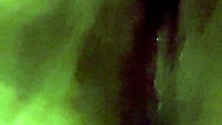 bbw flashing and using vibrator at outdoor campsite