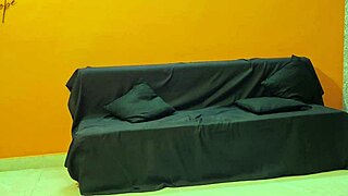 College Girl Kneels to Take My Thick Shaft Hard