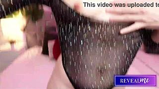 Skinny Italian milf reveals solo fingering in lingerie