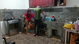 Perverted Neighbor Shows Everything While He Is There