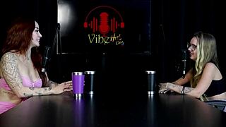 Neighbors Complain About Noise While She Talks Dirty And Cums With Boss In Sheer Red