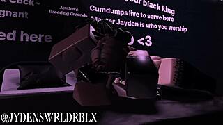 Snowbunny Fan Gets Fucked by Big Black Cock on Roblox