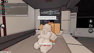 Horny man fucks and creampies me in Roblox condo game