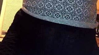 big booty wife shaking ass while dancing