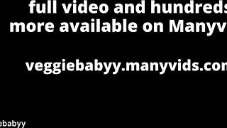 Veggiebabyy, no escape from this femdom self facial, she taunts the scaredy-cats with domination.