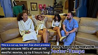 Dr. Tampa's Yearly Physical with Aria Nicole Backstage