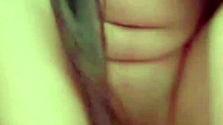 Colombian latina jerks off in the bath 😊