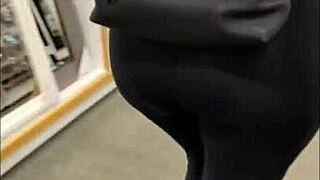 Flashing my ass in public store turns me on and had to masturbate in store restroom