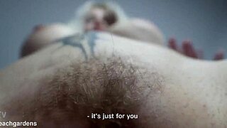 hey, this blonde with big tits just owns your face with her pussy and ass