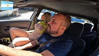 Argentina's most beautiful transexual causes chaos on Buenos Aires streets