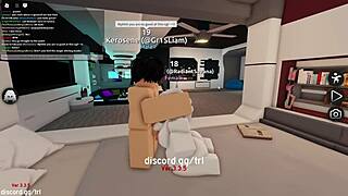 Horny man fucks and creampies me in Roblox condo game