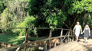 Fucking Behind Trees In Public Park With Bbc