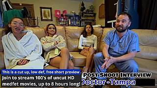 Dr. Tampa's Yearly Physical with Aria Nicole Backstage