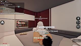 Horny man fucks and creampies me in Roblox condo game