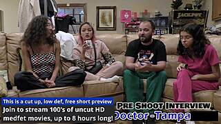 Dr. Tampa's Yearly Physical with Aria Nicole Backstage