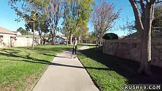 Man, this hairy pussy teen craves cash for wild sex!