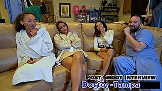 Dr. Tampa's Yearly Physical with Aria Nicole Backstage