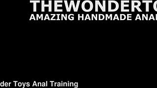 ashley rose experiments with large balldog dildo and intense anal fisting