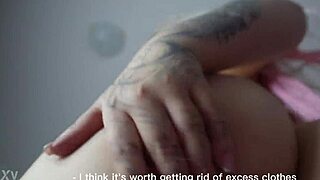 hey, this blonde with big tits just owns your face with her pussy and ass