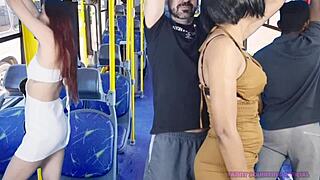 Ever Seen a Hot Woman Groped and Finished Inside a Crowded Bus?