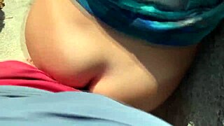 Milf teased a stranger with her tongue and he fucked her in the ass in front of everyone