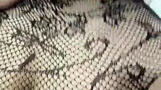 Wife's friend in lingerie lets me fuck her ass