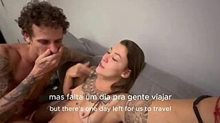 i met latina friends with tattoos for couple swap after dinner