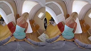 Virtual Taboo Celebration With Blonde And Brunette During Holiday