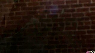 Car shoot becomes interracial lesbian fingering