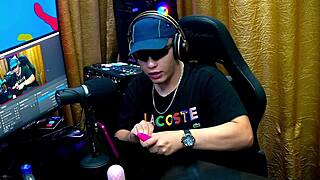 Milf Moans Loud with Vibrator on Nipple