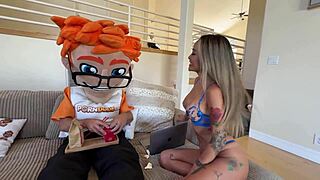 Lusty Linda Lan Rides Big Cock On Casting Couch