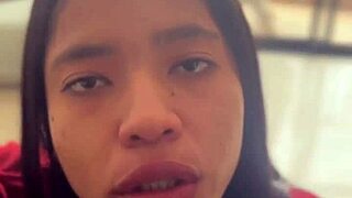 does she lick the huge cock of her neighbor?