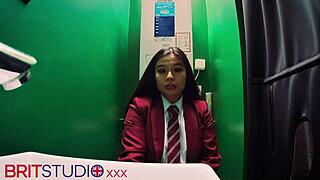 Ever wonder how a student ends up sucking dick at a gloryhole for the first time?