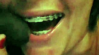 Wow, stranger touched my pussy while friend fucked at gloryhole!