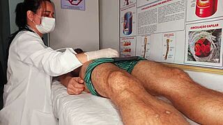 got hard right in front of the nurse today