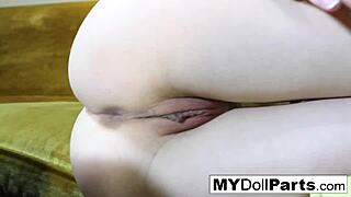 Sexy Bombshell Gabriella Rips Off Her Stockings And Strips Nude In Fetish Scene