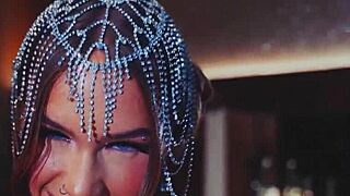 sky bri, an amazing teen, poses in lingerie showing her big ass