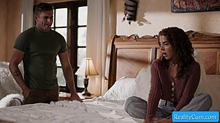 lumi ray's big tits seduce muscular stepbrother nathan bronson for hardcore fucking