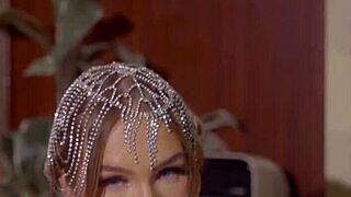 sky bri, an amazing teen, poses in lingerie showing her big ass