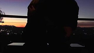 Big boobed Tasha Reign sucks James Deen's dick after their romantic date