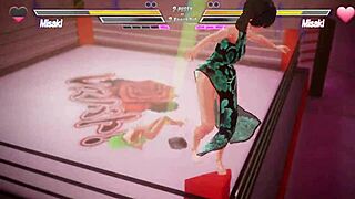 lesbian battle with fingering and squirting