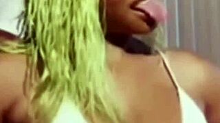 nicki minaj close up compilation teases with ebony curves and big assets