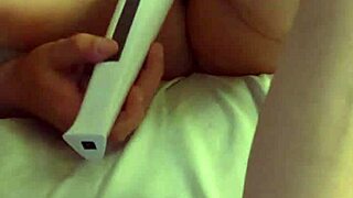 blonde richelle rose masturbates with wand, cumming multiple times in close up