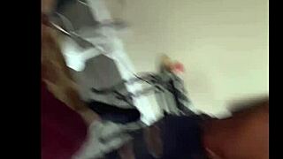 Old pornstar licks big black cock bent over in sloppy toppy scene